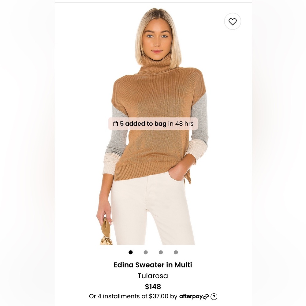 BNWT Tularosa Edina Sweater Oversized revolve XS